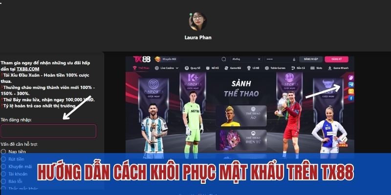 Tài Khoản TX88 Bị Khoá Do Nguyên Nhân Nào? Cách Khắc Phục 3 Hướng dẫn cách khôi phục mật khẩu trên TX88